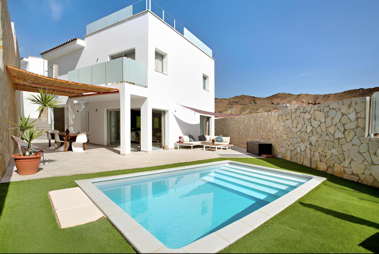 Dream Villa With Heated Pool, Rooftop & Ocean Views Mogan Ngoại thất bức ảnh