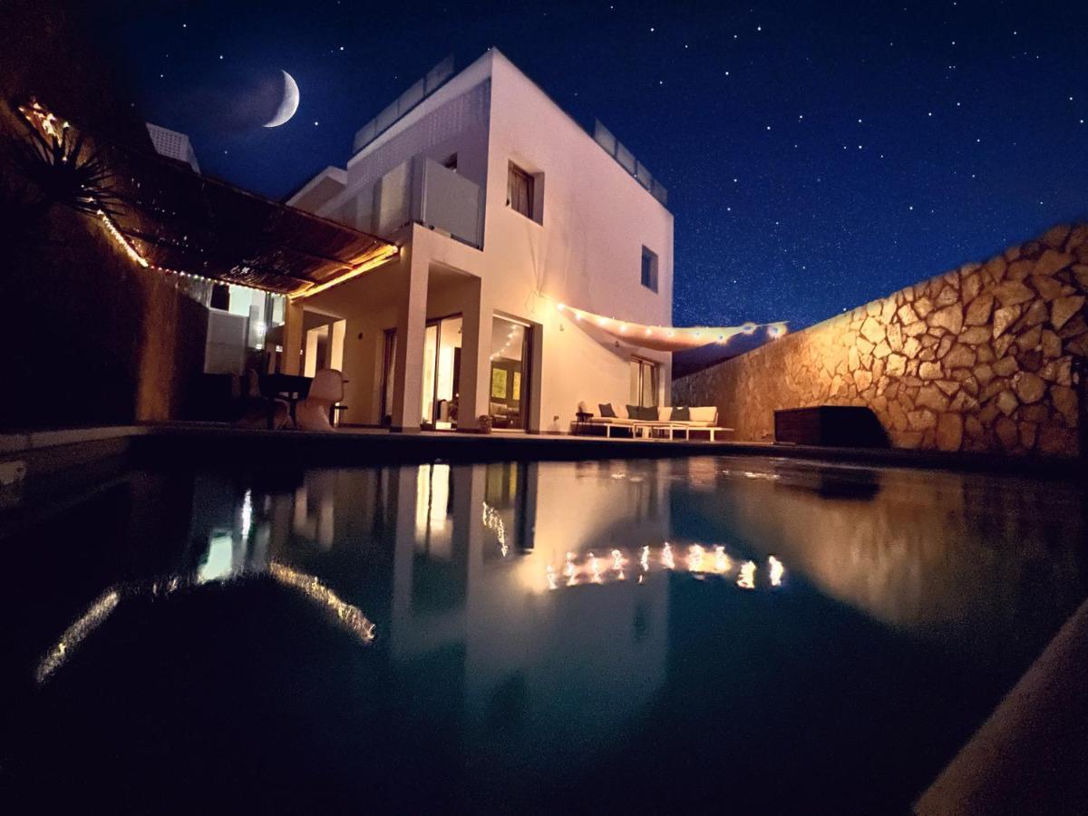 Dream Villa With Heated Pool, Rooftop & Ocean Views Mogan Ngoại thất bức ảnh