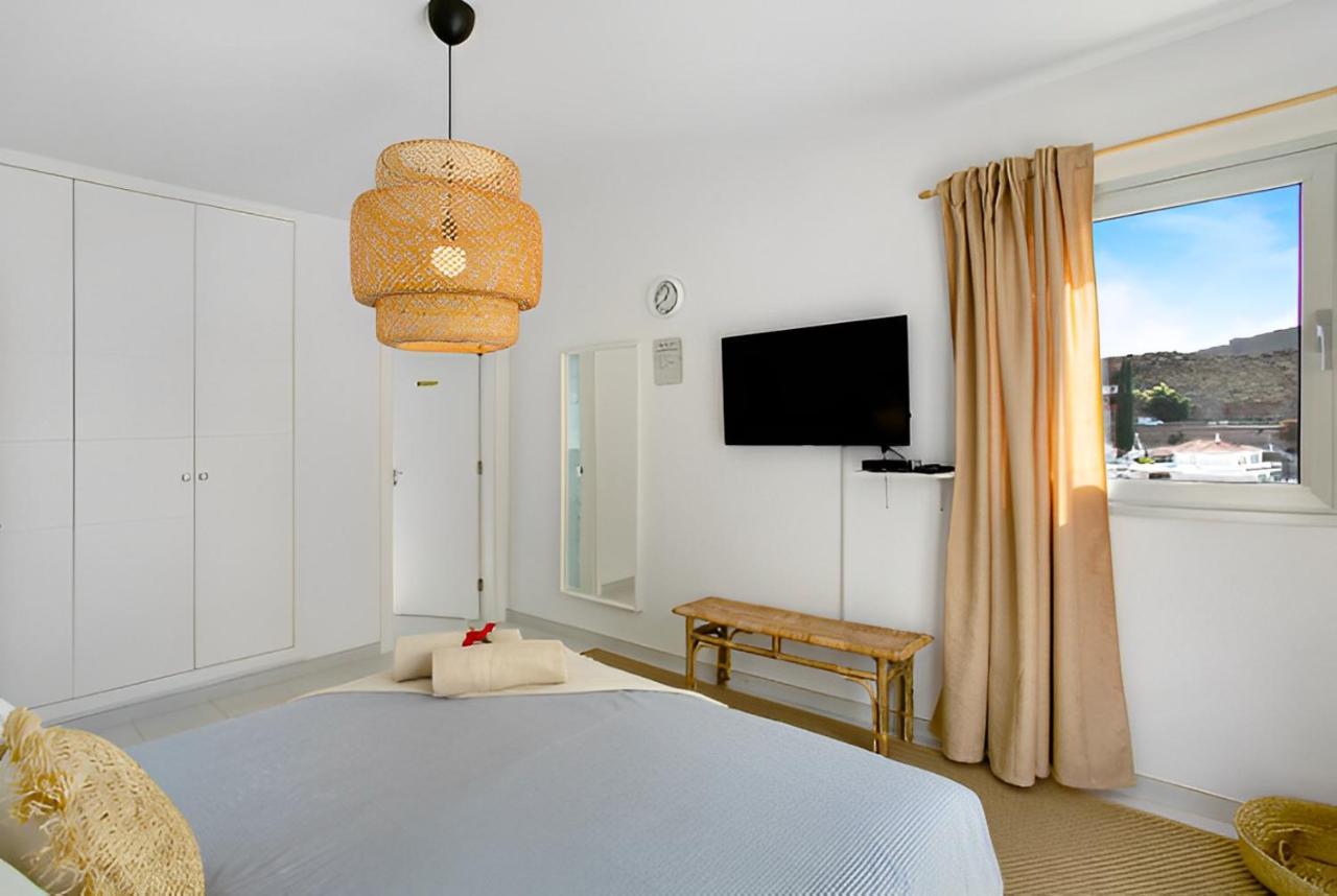 Dream Villa With Heated Pool, Rooftop & Ocean Views Mogan Ngoại thất bức ảnh