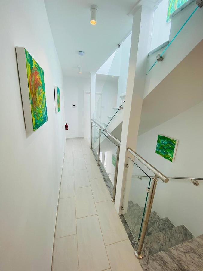 Dream Villa With Heated Pool, Rooftop & Ocean Views Mogan Ngoại thất bức ảnh